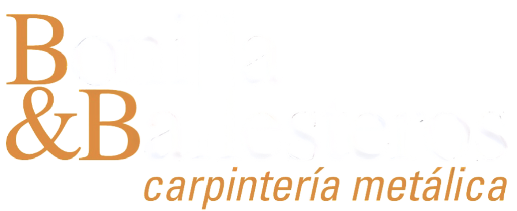 Logotipo de Bonilla & Ballesteros, carpintería metálica.